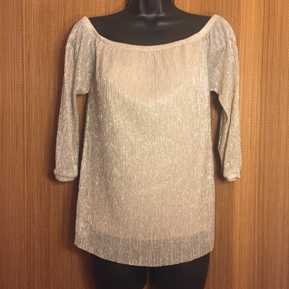 Gold Shiny Top